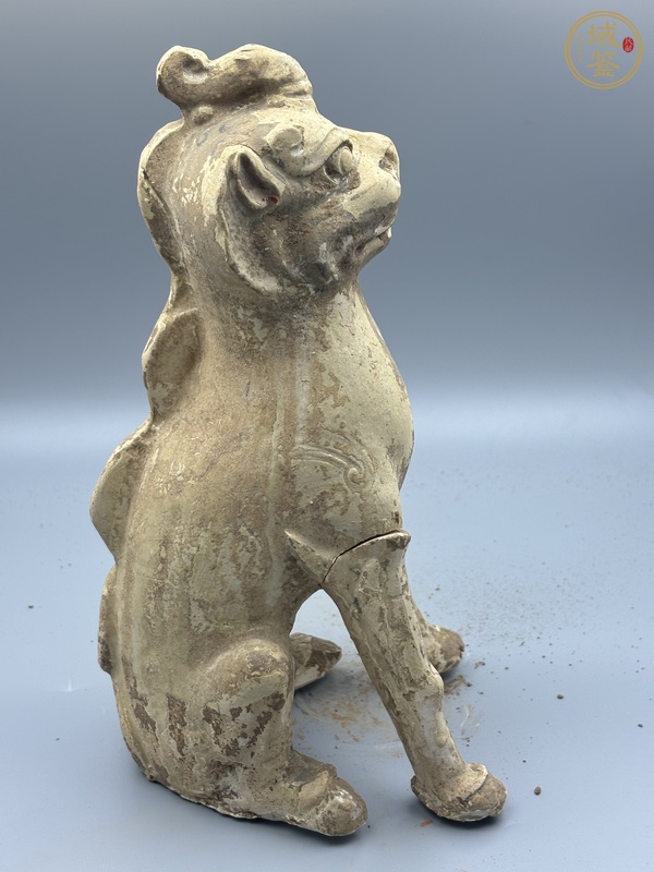 古玩陶瓷隋·青釉獸真品鑒賞圖