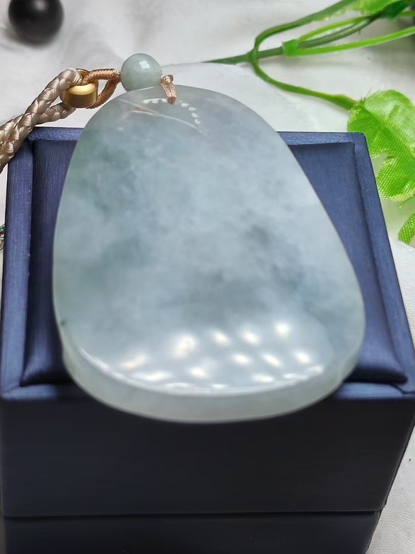 古玩玉器天然翡翠山水牌(帶鑒定證書)拍賣，當前價格1680元