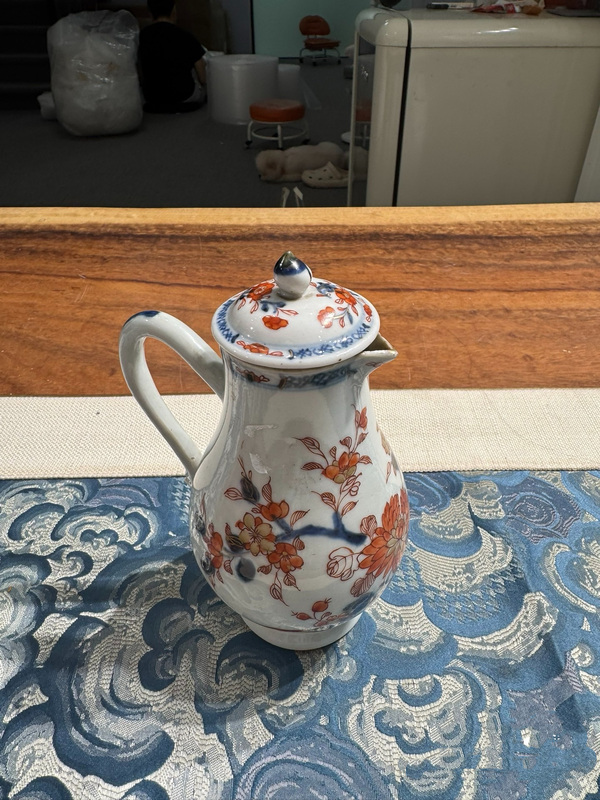 古玩轉(zhuǎn)賣清·康熙青花礬紅奶壺拍賣，當(dāng)前價(jià)格580元