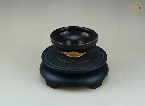古玩陶瓷吉州窯黑釉茶盞真品鑒賞圖
