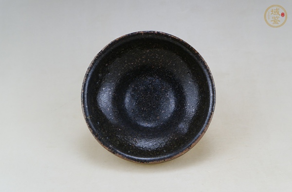 古玩陶瓷吉州窯黑釉茶盞真品鑒賞圖