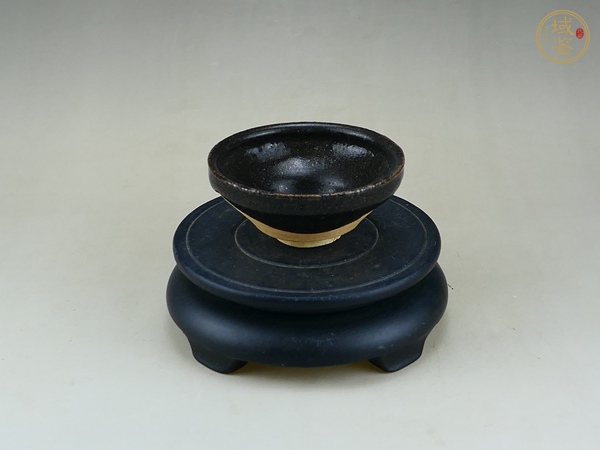 古玩陶瓷吉州窯黑釉茶盞真品鑒賞圖