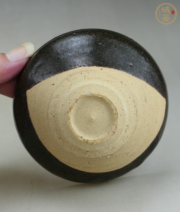 古玩陶瓷吉州窯黑釉茶盞真品鑒賞圖