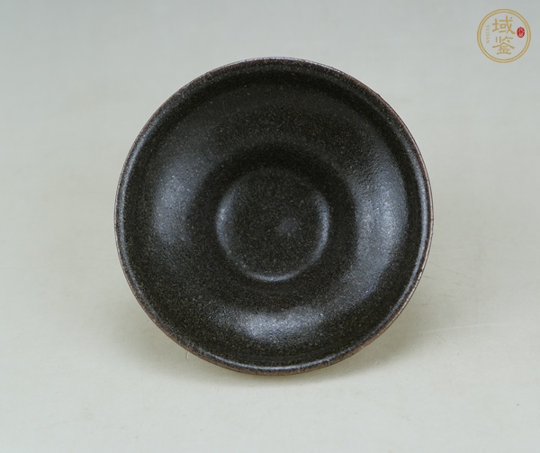 古玩陶瓷吉州窯黑釉茶盞真品鑒賞圖
