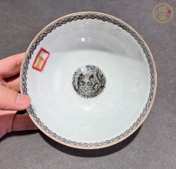 古玩陶瓷人物紋碗真品鑒賞圖