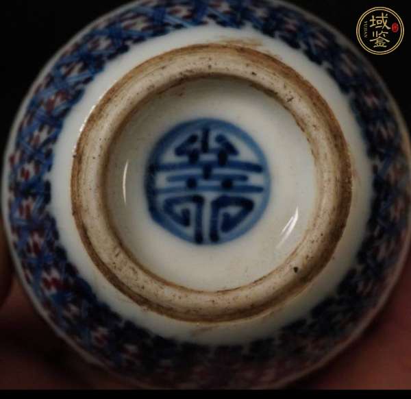古玩陶瓷青花釉里紅罐真品鑒賞圖
