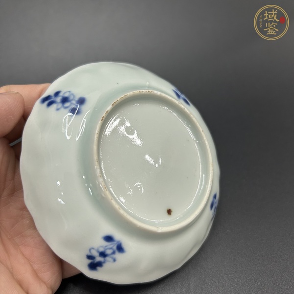 古玩陶瓷青花人物紋杯碟真品鑒賞圖