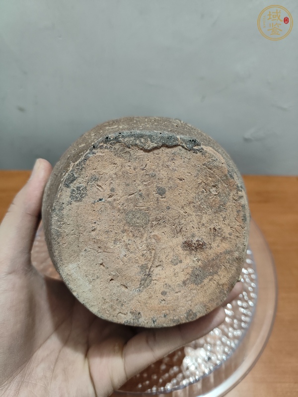 古玩陶瓷褐釉四系罐真品鑒賞圖