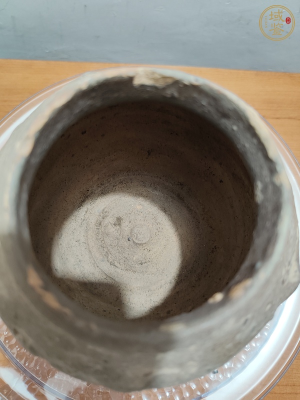 古玩陶瓷褐釉四系罐真品鑒賞圖