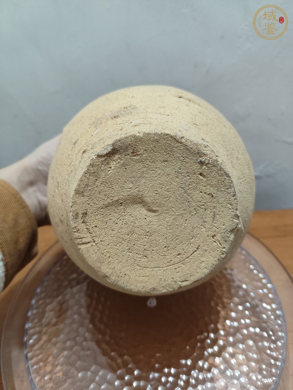 古玩陶瓷黃釉罐真品鑒賞圖