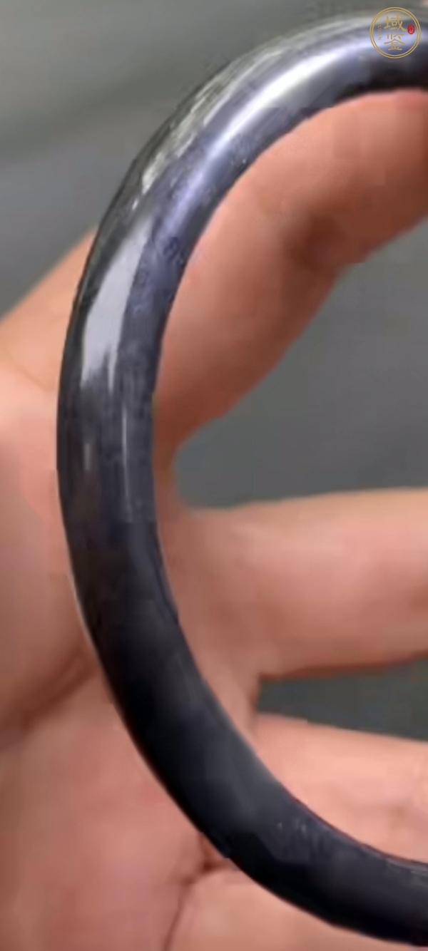 古玩玉器天然翡翠手鐲真品鑒賞圖