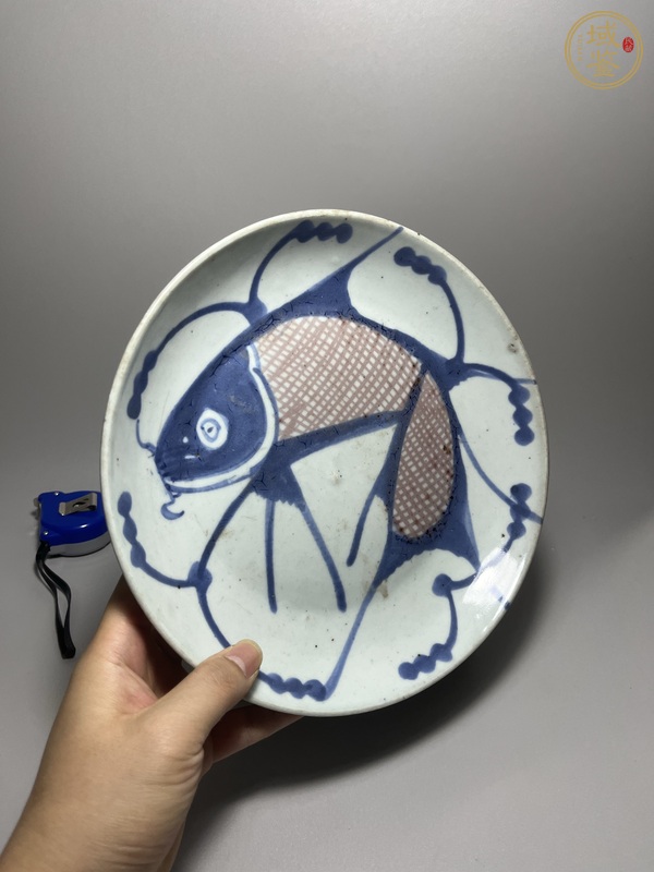 古玩陶瓷年年有余盤真品鑒賞圖