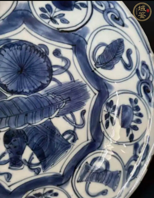 古玩陶瓷青花盤(pán)真品鑒賞圖