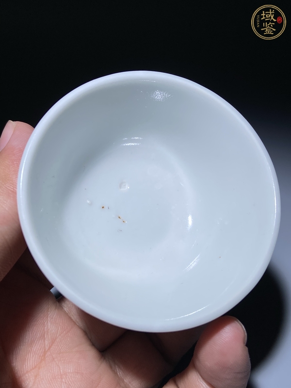 古玩福壽紋粉彩杯真品鑒賞圖