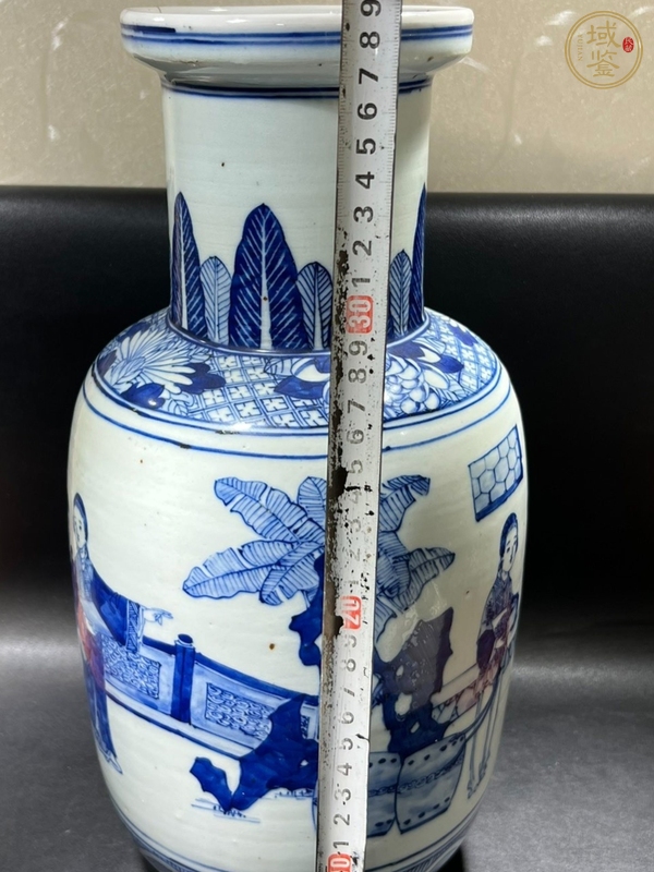 古玩陶瓷琴棋書畫青花瓶真品鑒賞圖
