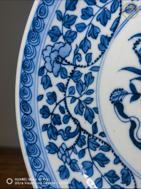 古玩陶瓷青花盤真品鑒賞圖