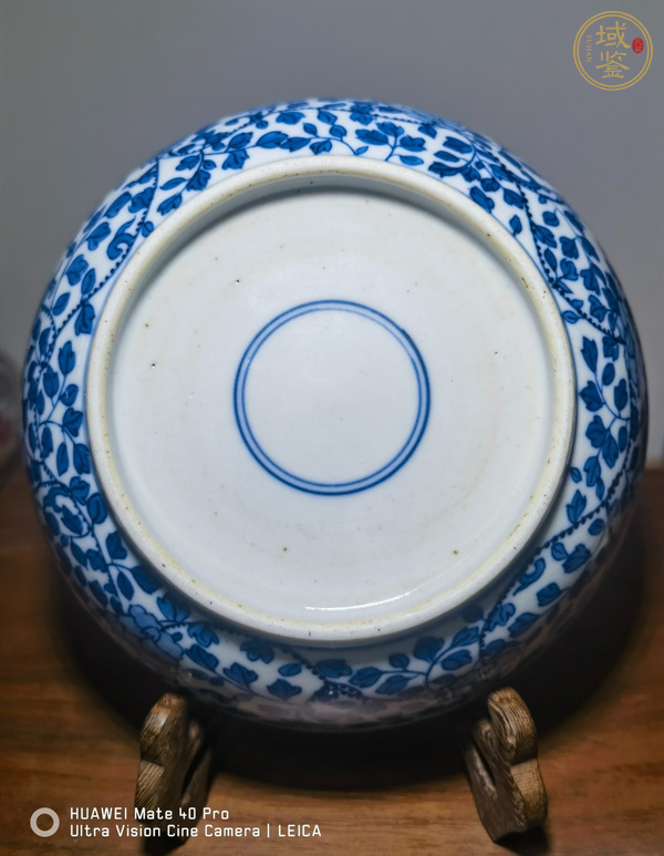 古玩陶瓷青花盤真品鑒賞圖