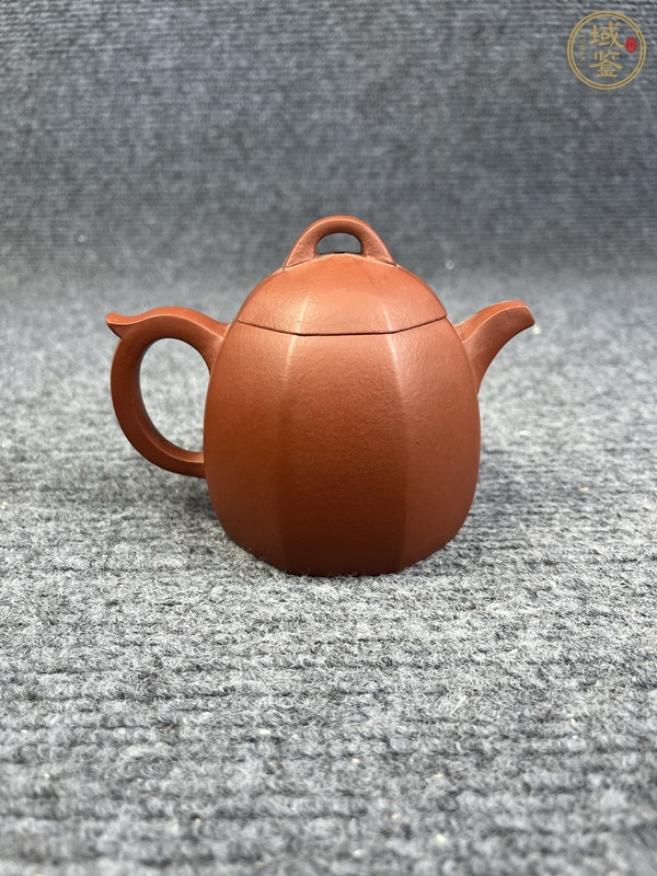 古玩雜項(xiàng)魚化龍紫砂壺真品鑒賞圖