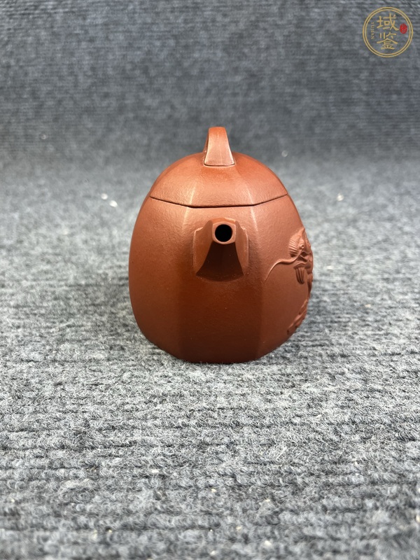 古玩雜項(xiàng)魚化龍紫砂壺真品鑒賞圖
