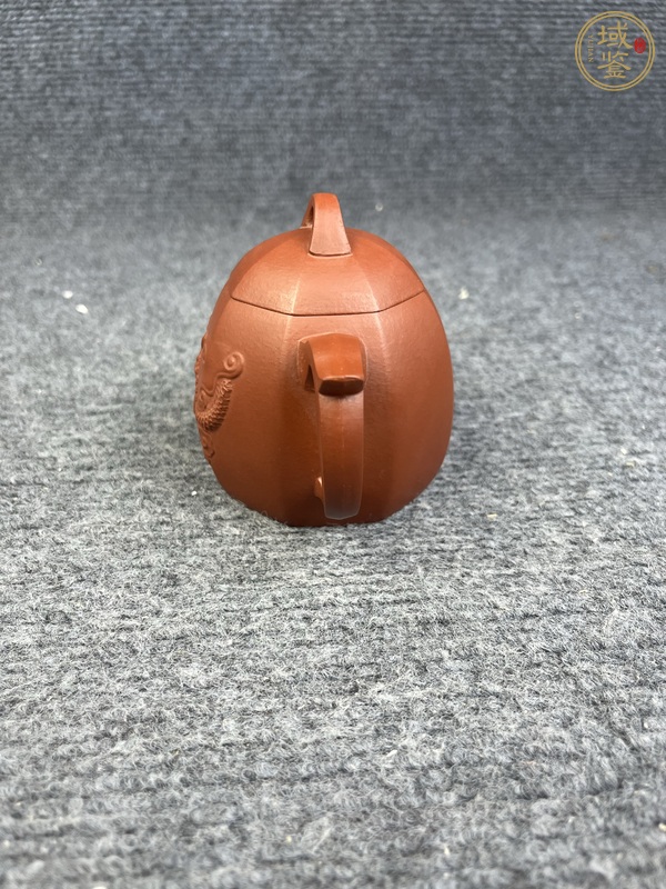古玩雜項(xiàng)魚化龍紫砂壺真品鑒賞圖