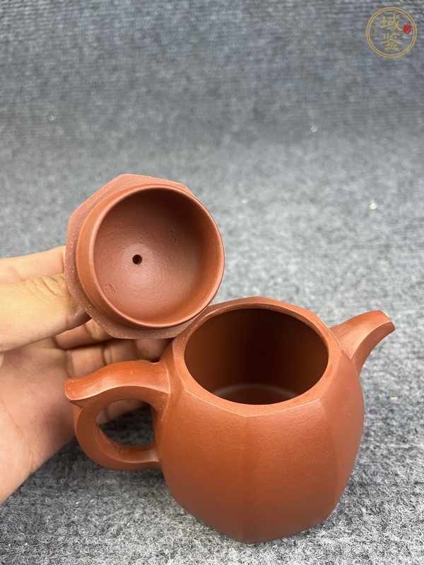 古玩雜項(xiàng)魚化龍紫砂壺真品鑒賞圖