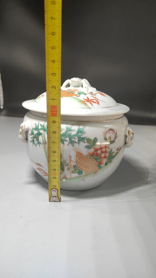 古玩陶瓷民國四系粥罐拍賣，當前價格3800元