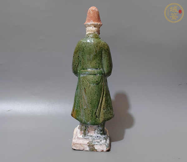 古玩陶瓷明三彩人物俑真品鑒賞圖
