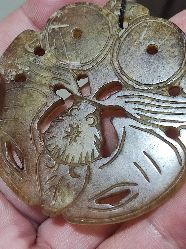 古玩玉器晚清民國福在眼前拍賣，當前價格10元