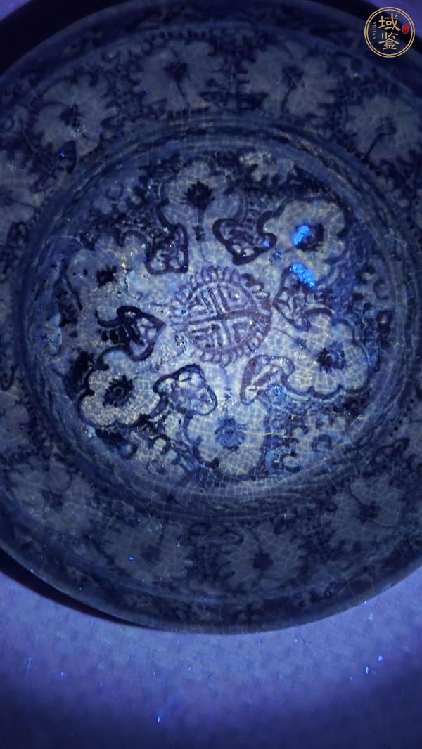 古玩陶瓷明中期青花大盤(pán)真品鑒賞圖