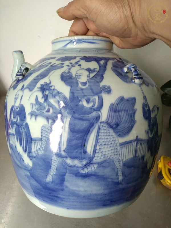 古玩陶瓷青花壺真品鑒賞圖