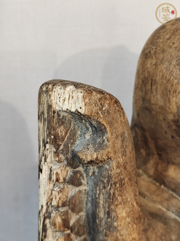 古玩雜項金翅大鵬鳥木雕真品鑒賞圖