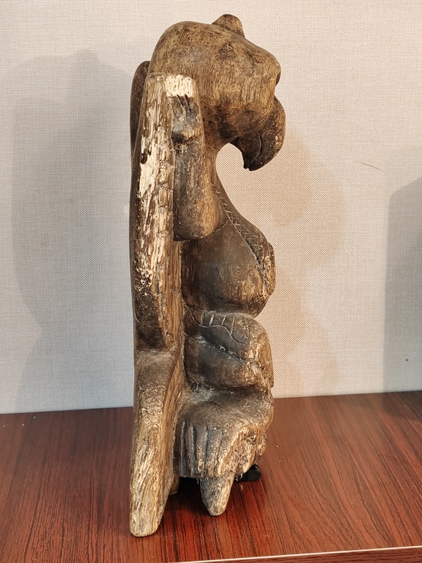 古玩雜項金翅大鵬鳥木雕拍賣，當(dāng)前價格12000元