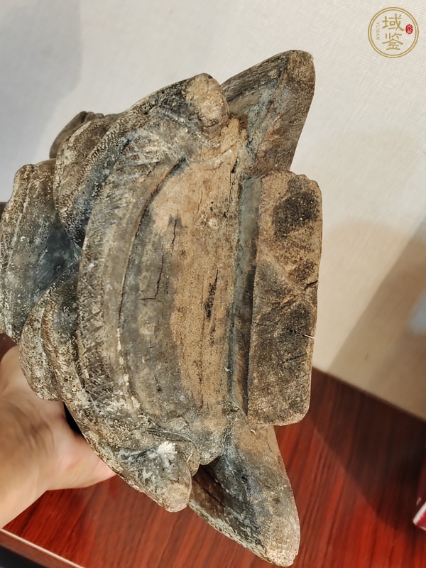 古玩雜項金翅大鵬鳥木雕真品鑒賞圖