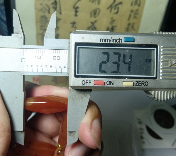 古玩玉器天然紅瑪瑙珠串拍賣，當前價格460元