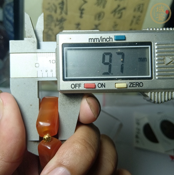 古玩玉器天然紅瑪瑙珠串真品鑒賞圖