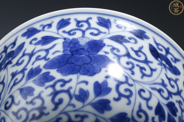 古玩陶瓷清光緒·青花纏枝牡丹紋碗（官窯）拍賣，當前價格45000元