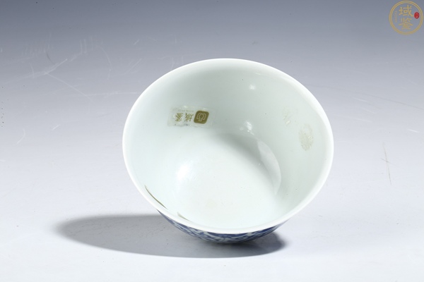 古玩陶瓷清光緒·青花纏枝牡丹紋碗（官窯）拍賣，當前價格45000元