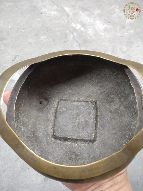 古玩銅器鳳眼爐真品鑒賞圖