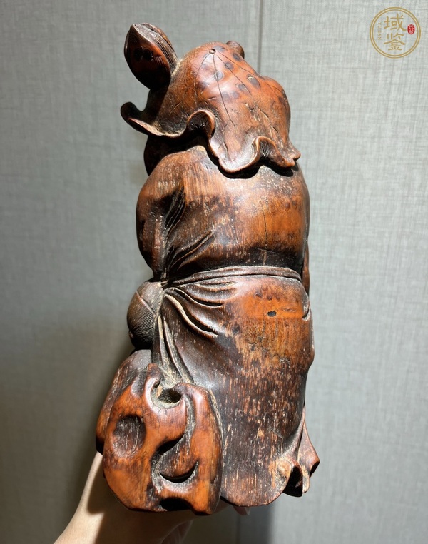 古玩雜項竹雕人物擺件真品鑒賞圖