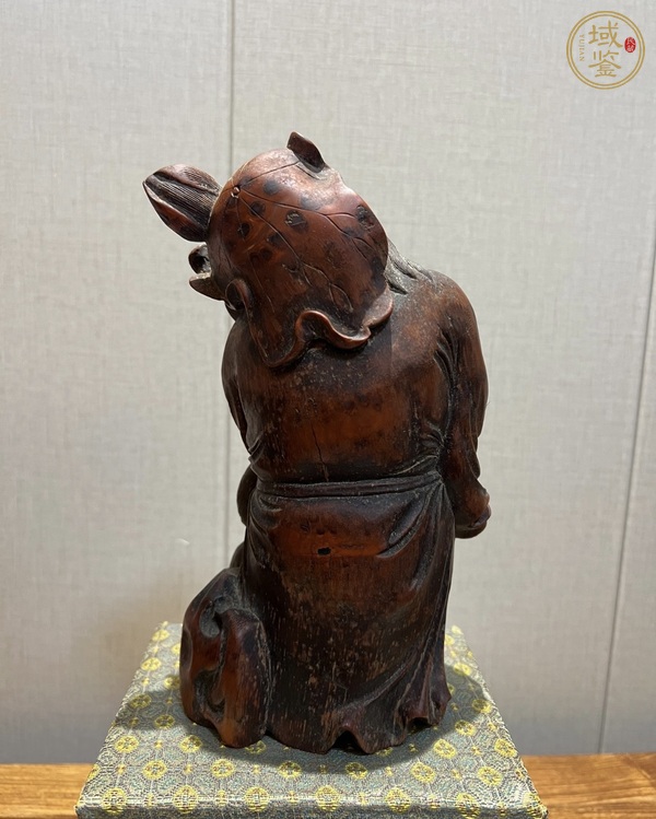 古玩雜項竹雕人物擺件真品鑒賞圖
