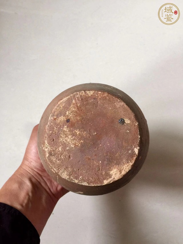 古玩陶瓷宣州窯窯變釉雙系瓶真品鑒賞圖