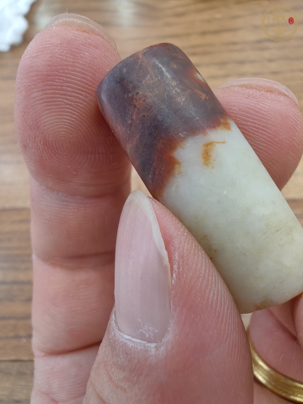 古玩玉器仿古玉勒子真品鑒賞圖