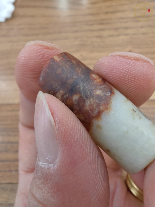 古玩玉器仿古玉勒子真品鑒賞圖