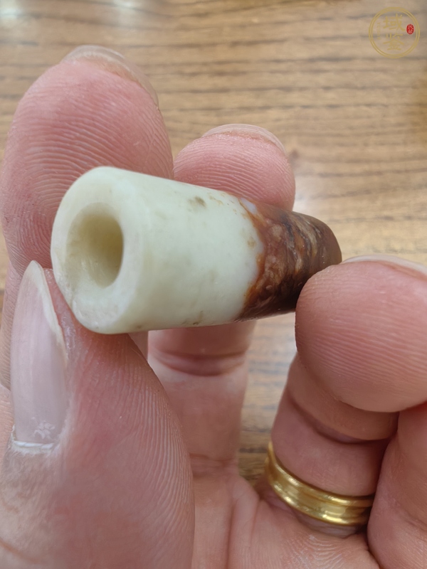 古玩玉器仿古玉勒子真品鑒賞圖