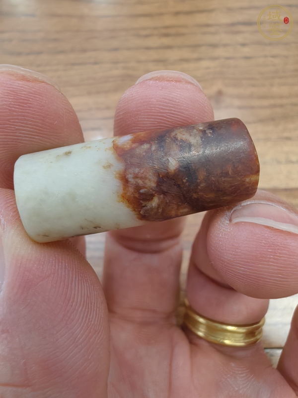 古玩玉器仿古玉勒子真品鑒賞圖