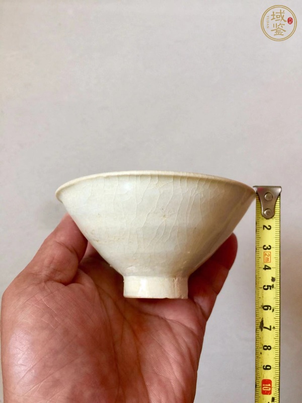 古玩陶瓷青白釉斗笠盞真品鑒賞圖