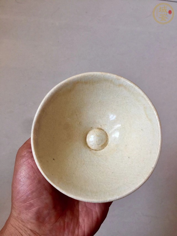 古玩陶瓷青白釉斗笠盞真品鑒賞圖