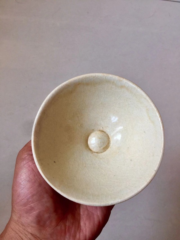 古玩陶瓷青白釉斗笠盞拍賣,當前價格3600元