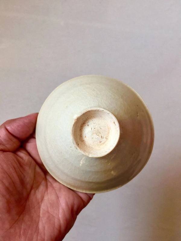 古玩陶瓷青白釉斗笠盞拍賣,當前價格3600元