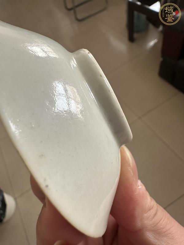 古玩陶瓷料彩雙駿圖盤真品鑒賞圖